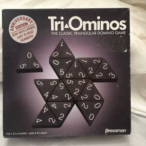 Pressman Tri-Ominos Anniversary Edition - Black